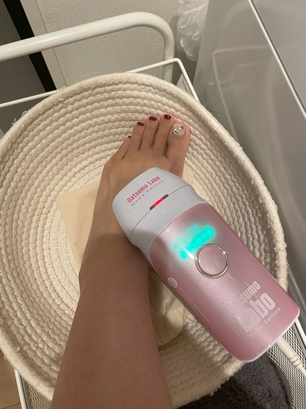 脱毛ラボホームエディションで足の脱毛
